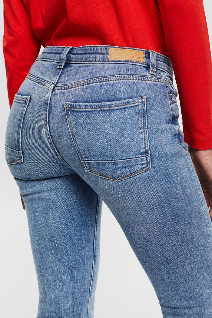 Stretch jeans made of blended organic cotton, BLUE LIGHT WASHED, detail image number 0