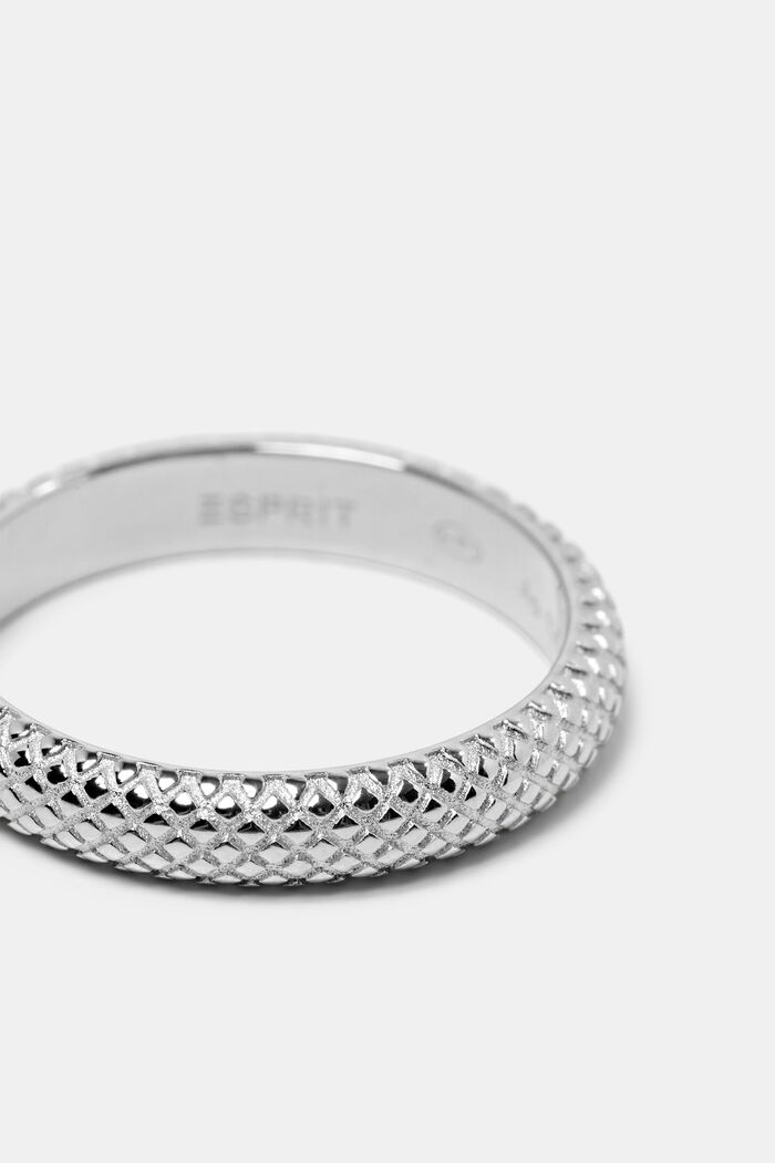 Textured Sterling Silver Ring, SILVER, detail image number 1