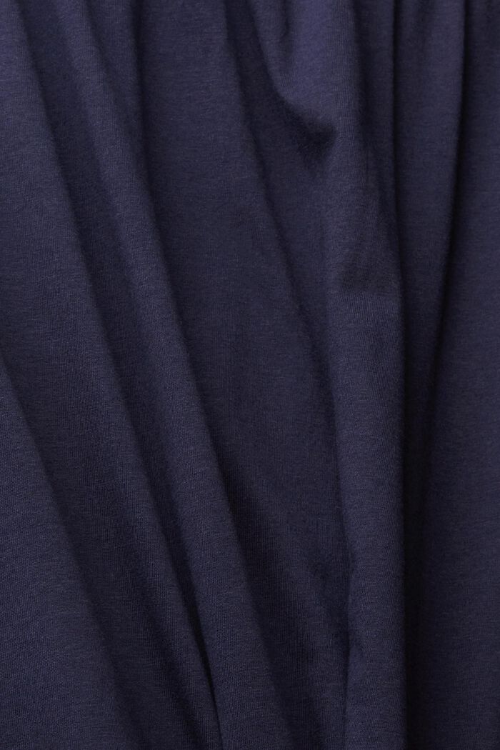 Containing TENCEL™: jersey dress with drawstring ties, NAVY, detail image number 4
