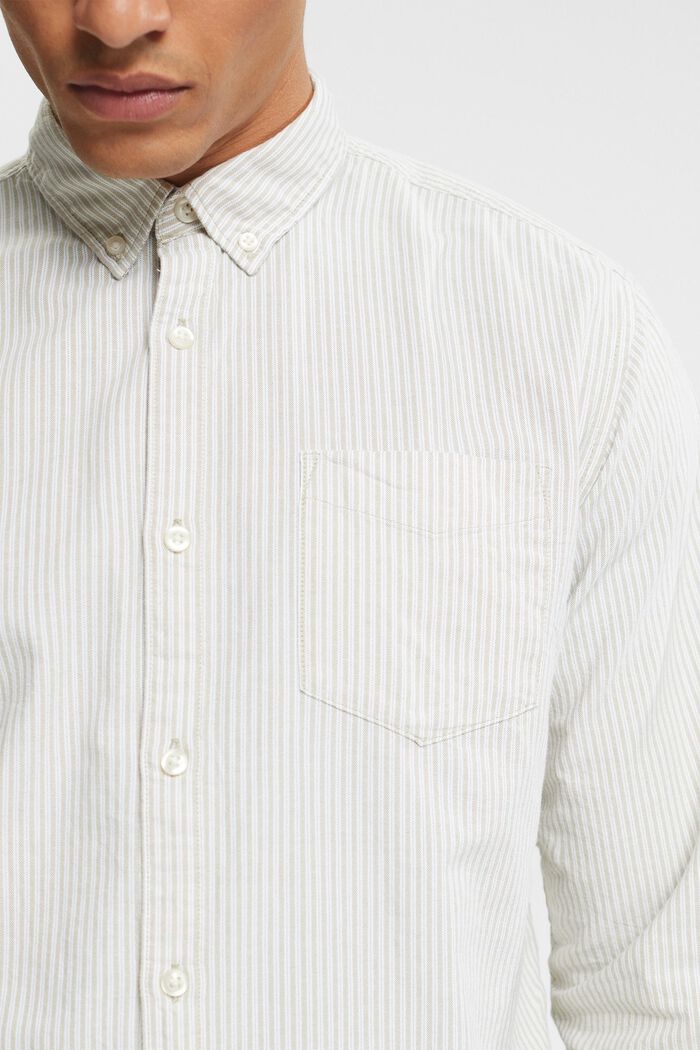 Striped shirt, PALE KHAKI, detail image number 5