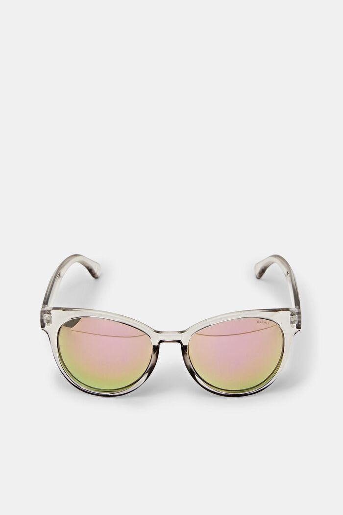 Clear frame sunglasses, GRAY, detail image number 0