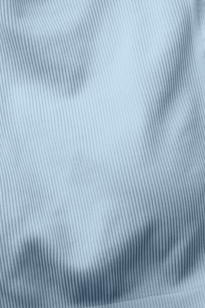 Ribbed sports bra, PASTEL BLUE, detail image number 4