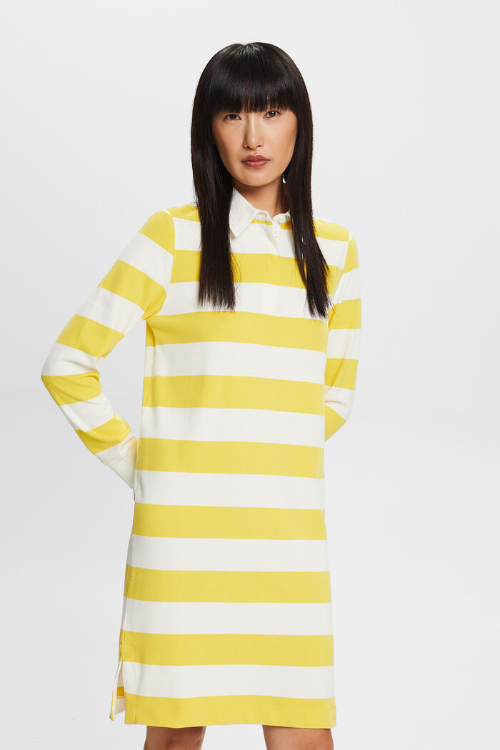 Rugby Shift Dress, YELLOW, detail image number 1