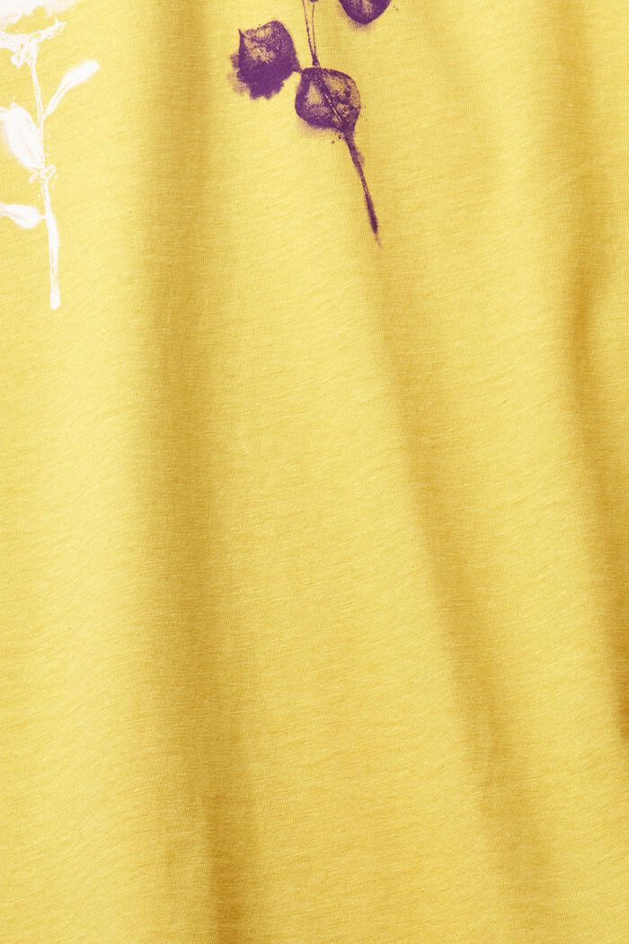T-shirt with print, YELLOW, detail image number 1