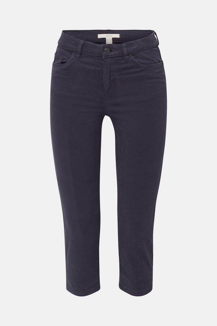 Soft Capri trousers with Lycra® xtra life™, NAVY, detail image number 0