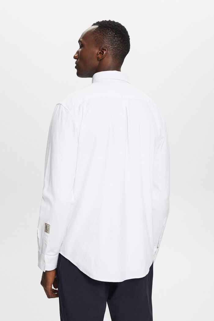 Twill Regular Fit Shirt, WHITE, detail image number 4