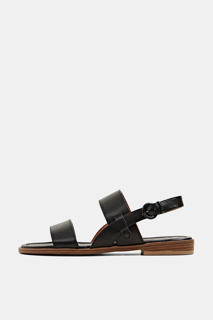 Sandals with wide straps