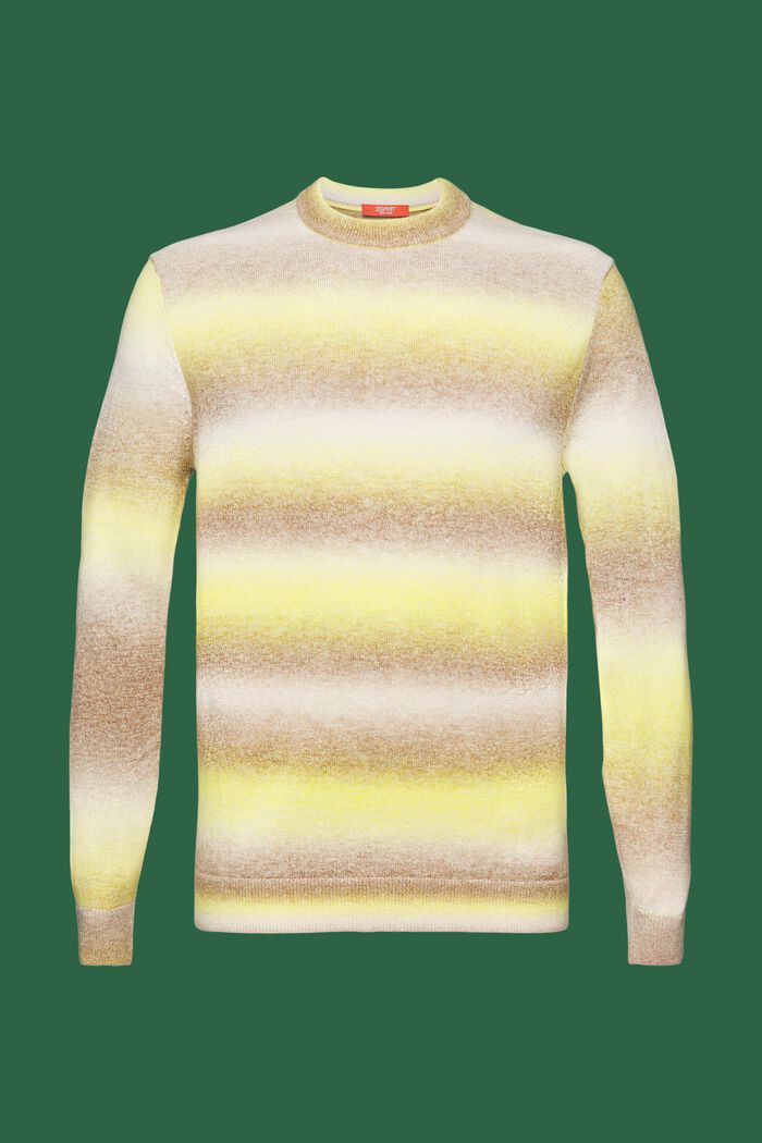 Gradient Stripe Crewneck Sweater, BARK, detail image number 6