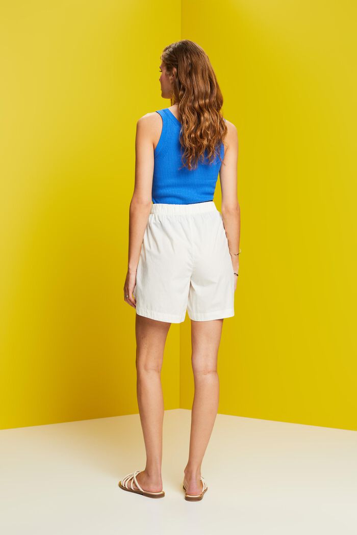 Pull-on shorts, 100% cotton, OFF WHITE, detail image number 3