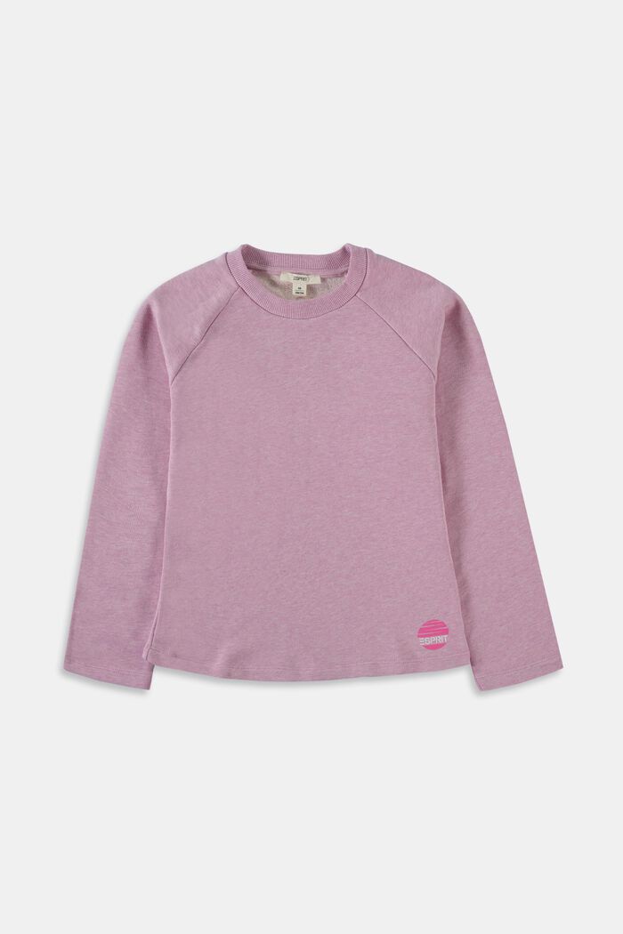 Melange sweatshirt, LIGHT PINK, detail image number 0