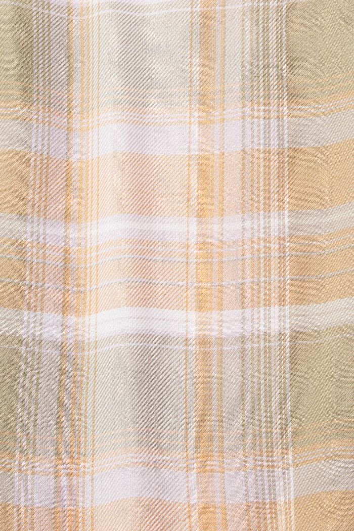 Blouse with a check pattern, PEACH, detail image number 1