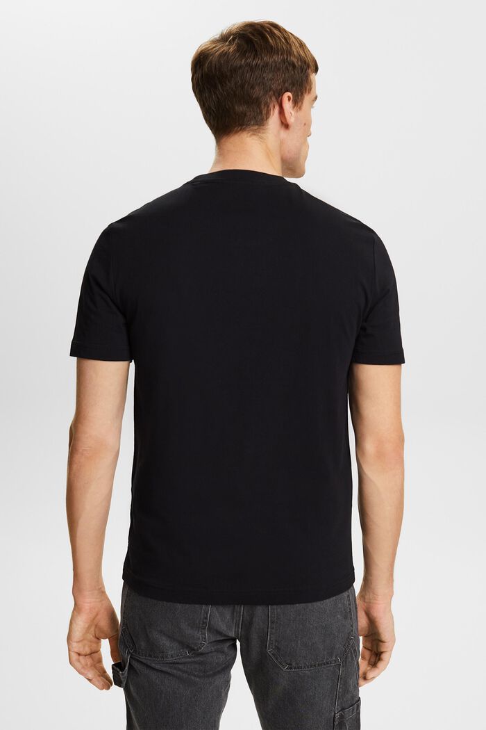 Organic Cotton Jersey T-Shirt, BLACK, detail image number 3