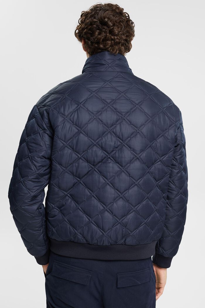 Quilted Jacket, NAVY, detail image number 3