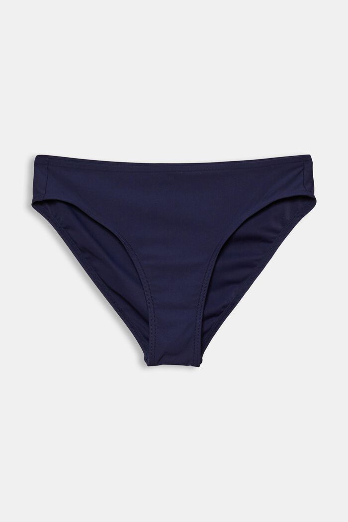 Recycled: plain bikini briefs, NAVY, detail image number 1