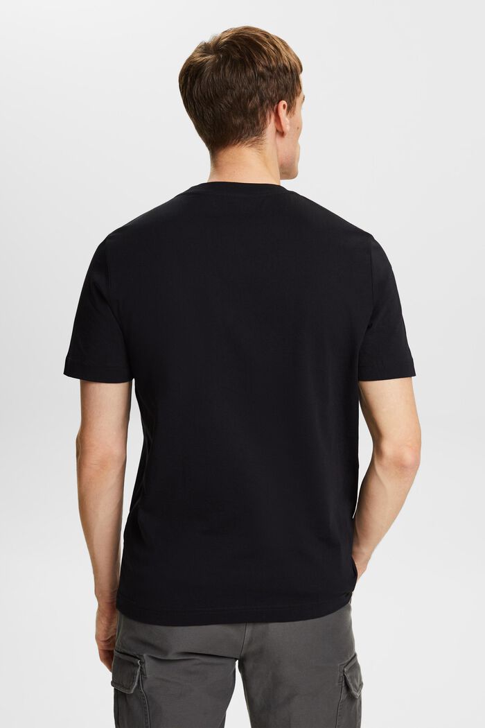 Logo Cotton Jersey T-Shirt, BLACK, detail image number 3
