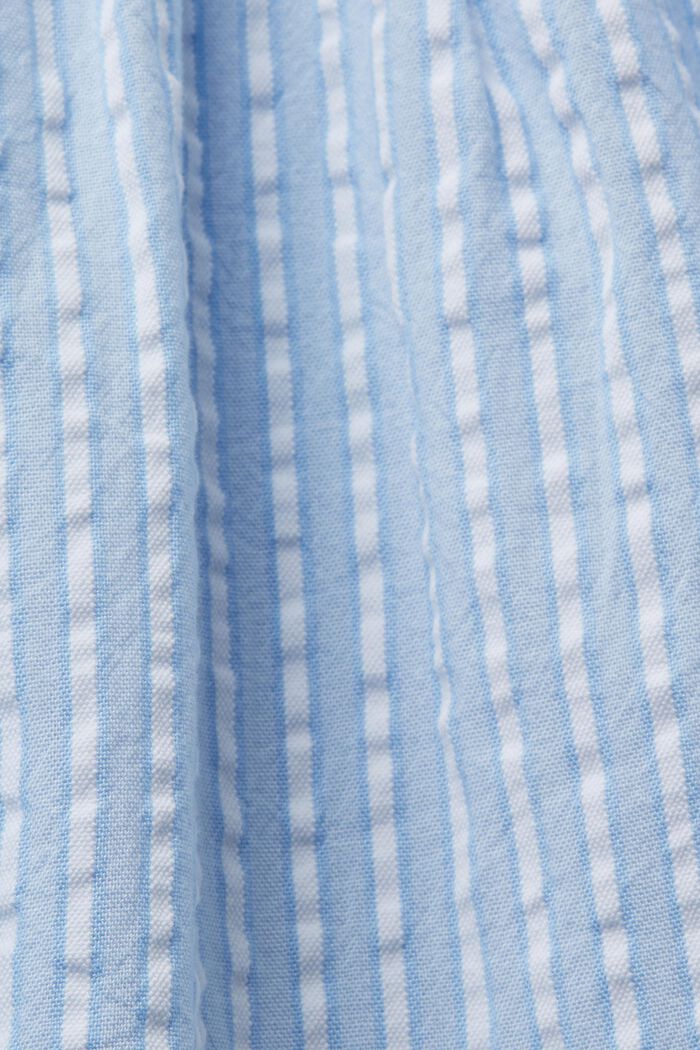 Textured short-sleeve blouse, LIGHT BLUE, detail image number 5