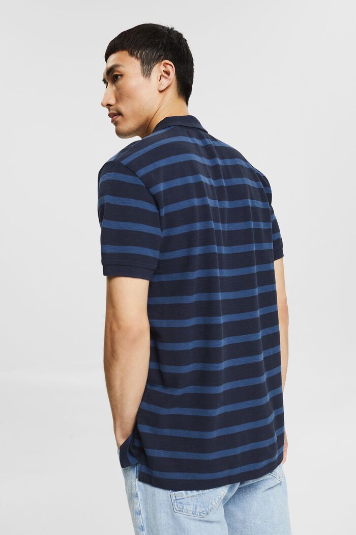 Striped polo shirt, NAVY, detail image number 3