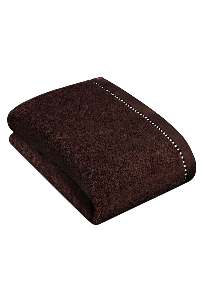 With TENCEL™: terry cloth towel collection, CHOCOLATE, detail image number 2