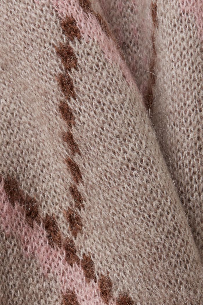 Wool-Mohair Blend Sweater, LIGHT TAUPE, detail image number 5
