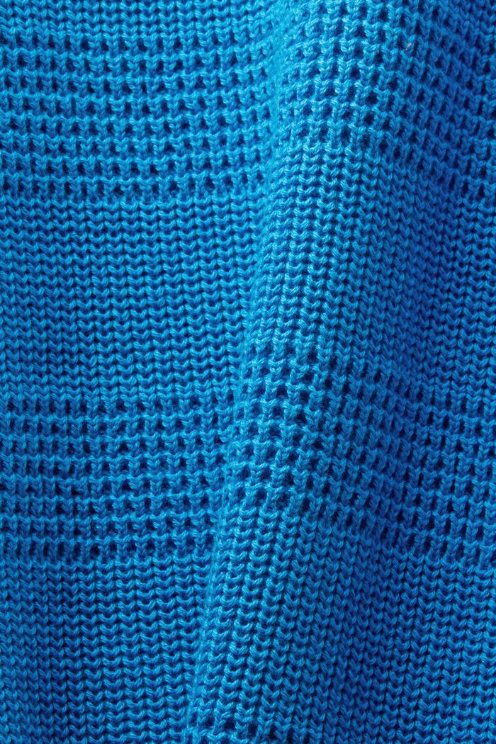 Structured Knit Cardigan, BLUE, detail image number 5