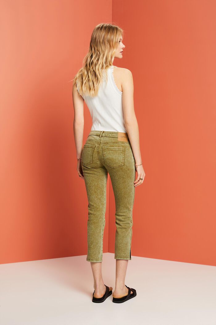 Capri twill trousers, PISTACHIO GREEN, detail image number 3