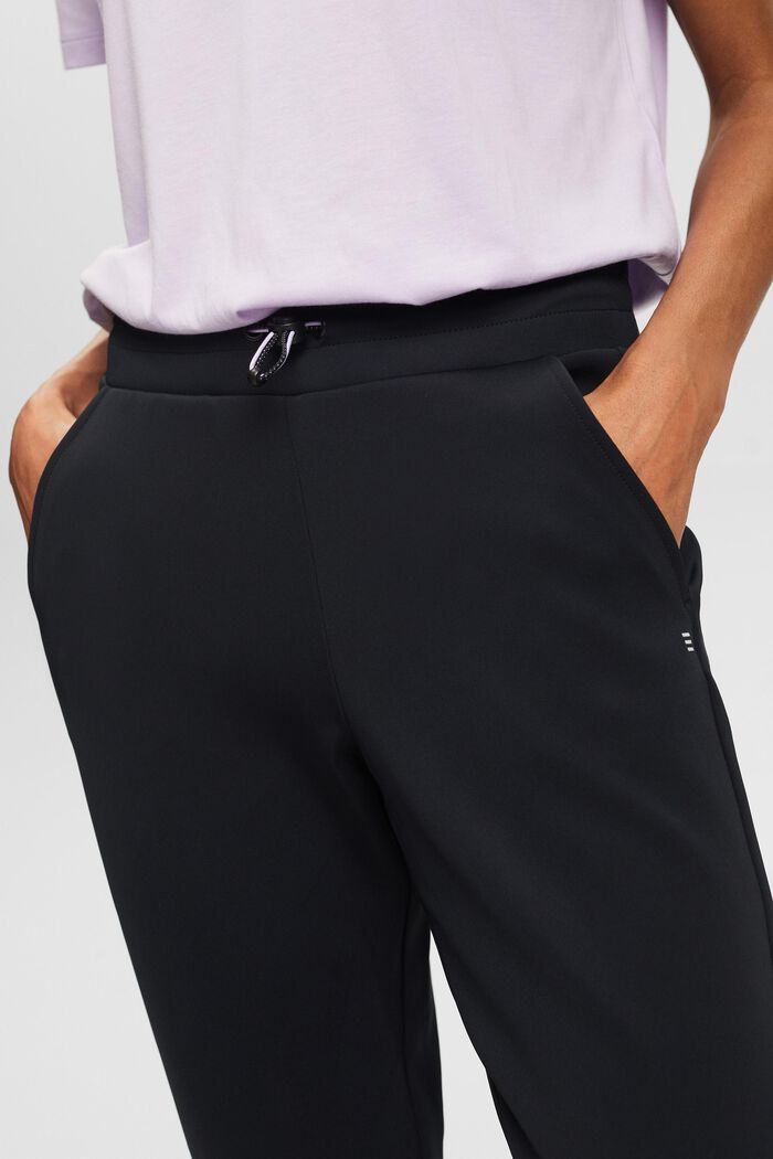 Sports Jersey Pants, BLACK, detail image number 4