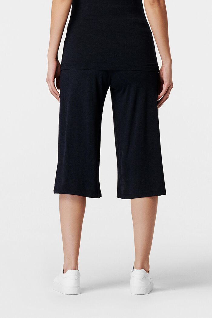 Culottes made of jersey, LENZING™ ECOVERO™, NIGHT SKY BLUE, detail image number 1