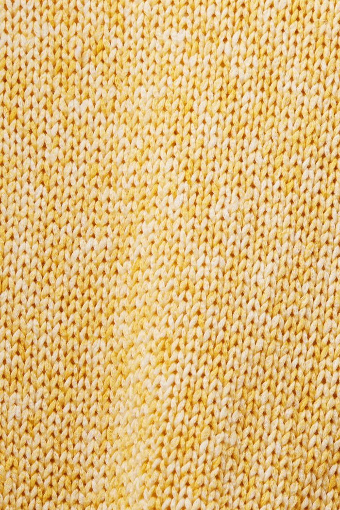 Marled Sleeveless Sweater, SUNFLOWER YELLOW, detail image number 4