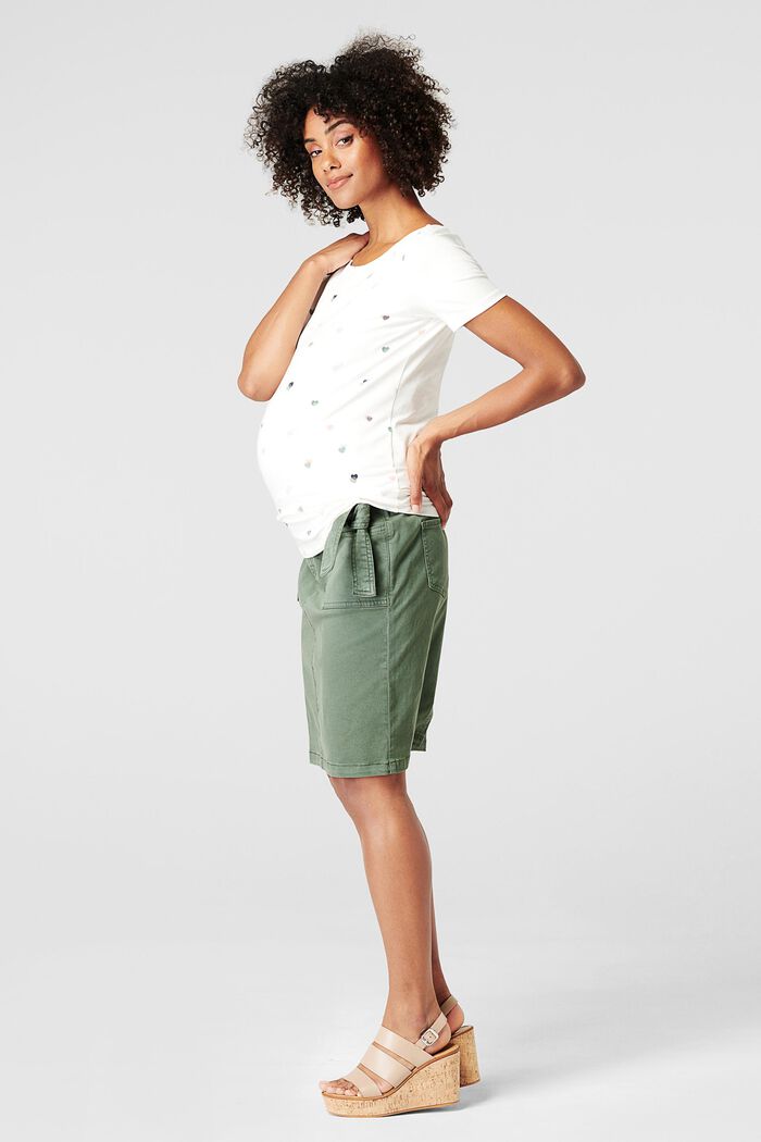 Utility skirt with an over-bump waistband, VINYARD GREEN, detail image number 3