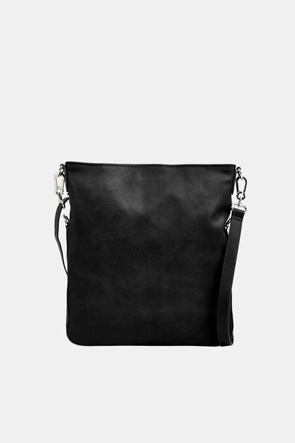Faux Leather Flapover Shoulder Bag