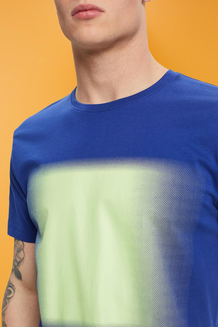 Cotton t-shirt with print, INK, detail image number 2