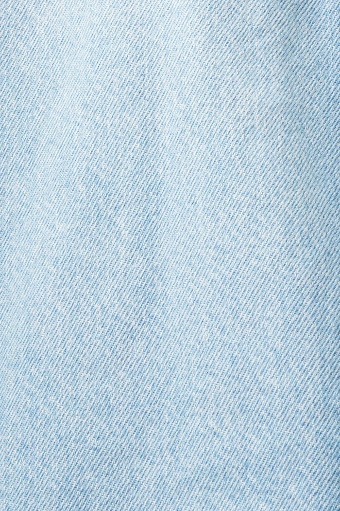 Sustainable cotton denim jacket, BLUE BLEACHED, detail image number 4