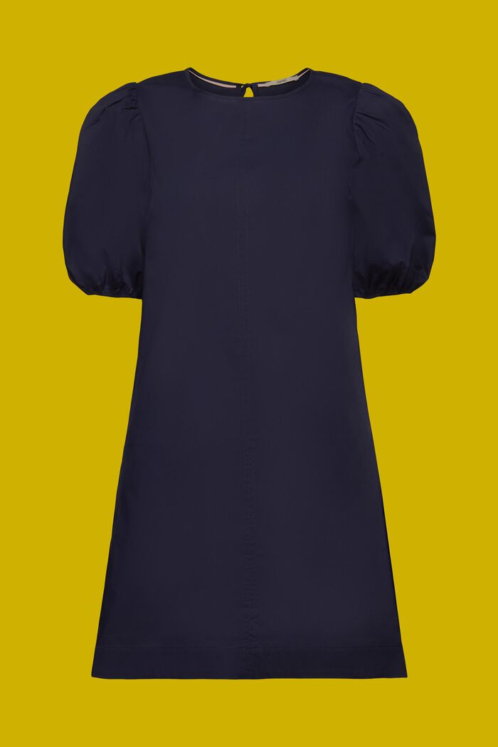 Poplin mini dress, NAVY, detail image number 6