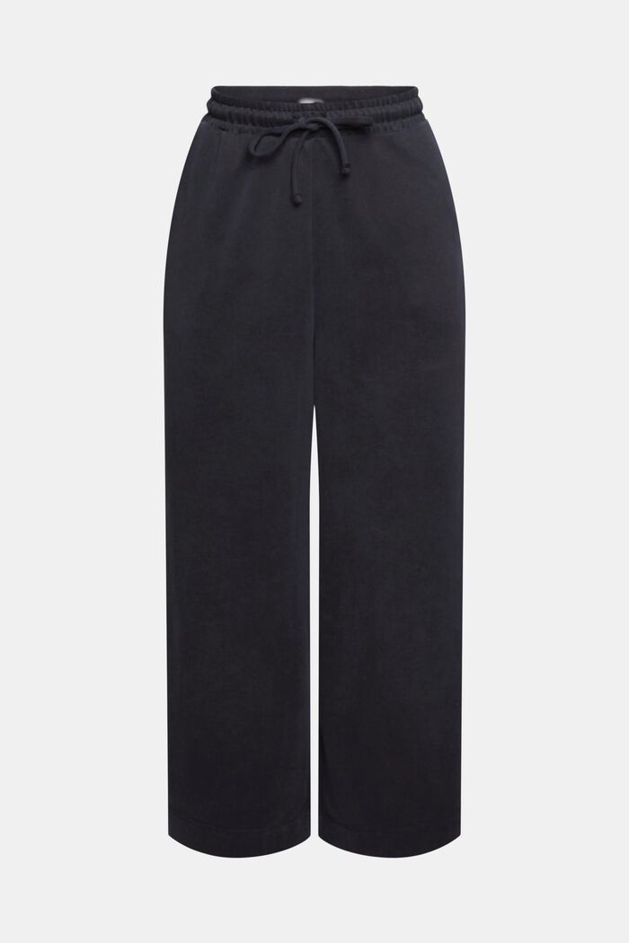 Culottes made of soft sweatshirt fabric, BLACK, detail image number 2