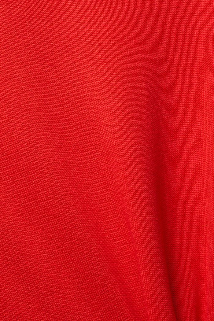 Knitted midi dress, ORANGE RED, detail image number 1