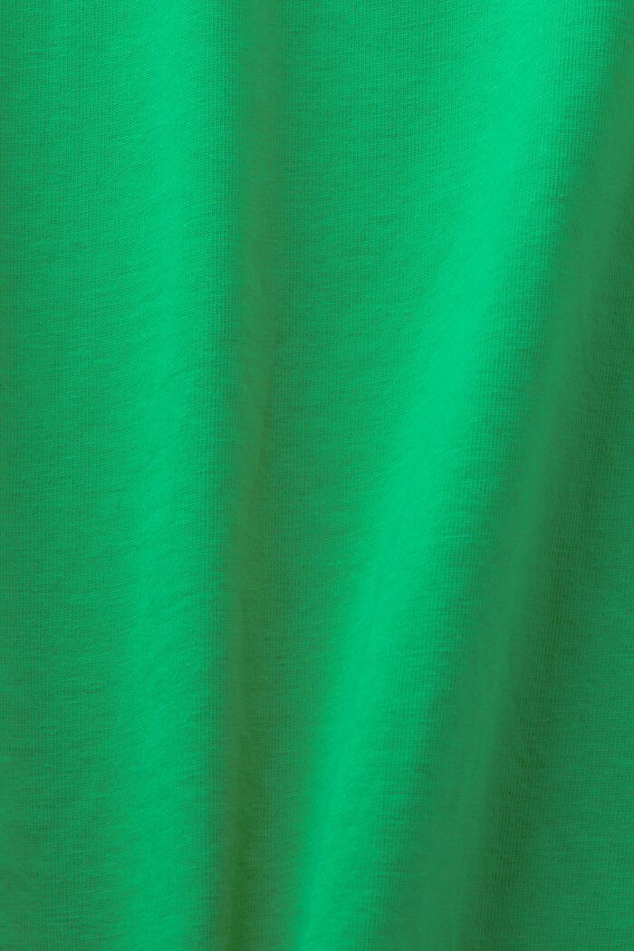 Henley Cotton Top, GREEN, detail image number 5