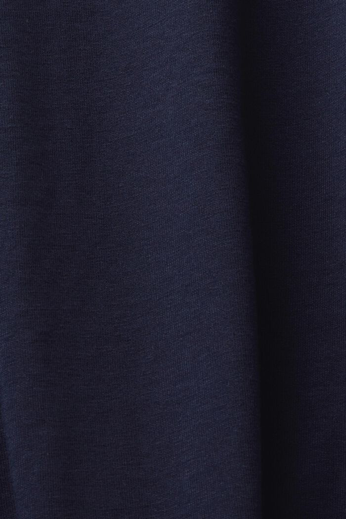 Round Neck Top, NAVY, detail image number 4