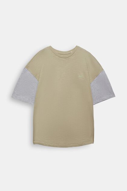 Two-Tone Slub T-Shirt
