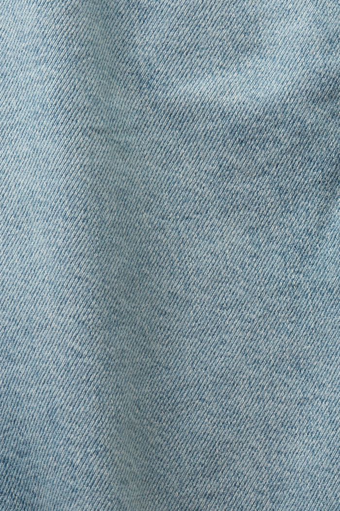 Mid-Rise Relaxed Denim Shorts, BLUE LIGHT WASHED, detail image number 6