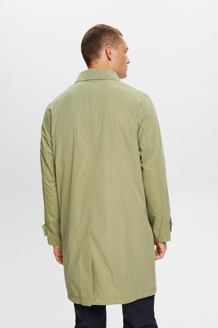 Recycled: lightweight mac coat, OLIVE, detail image number 3