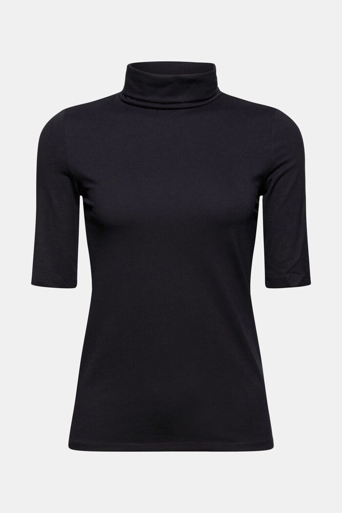 T-shirt with a polo neck, organic cotton