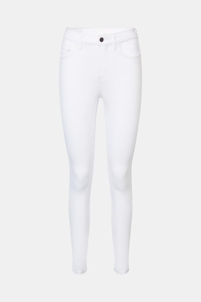 High Skinny Jeans, WHITE, detail image number 7