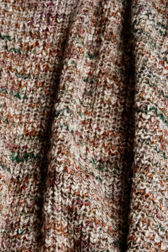 Cardigan made of blended organic cotton, MAUVE, detail image number 4