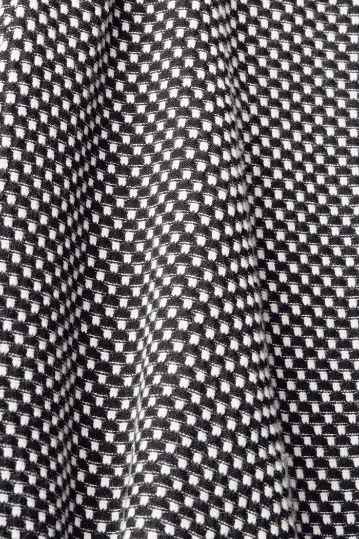 Two-coloured knit skirt, LENZING™ ECOVERO™, BLACK, detail image number 4