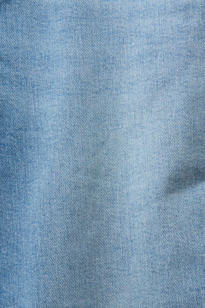 Mid-Rise Straight Ankle Jeans, BLUE LIGHT WASHED, detail image number 6