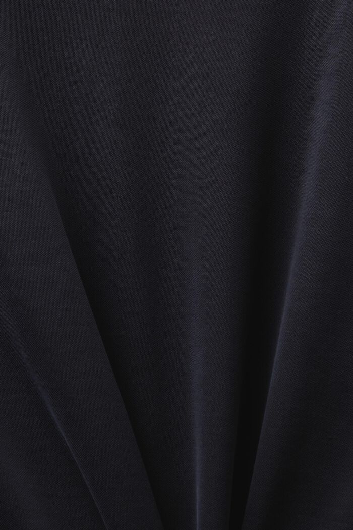 Crewneck Jersey T-Shirt, BLACK, detail image number 5