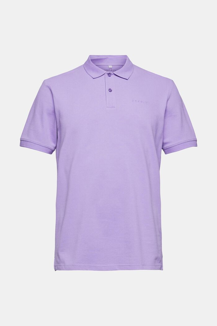 Polo shirt made of 100% pima cotton, LILAC, overview
