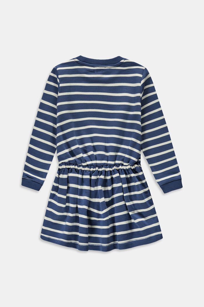 Striped sweatshirt dress, BLUE, detail image number 1