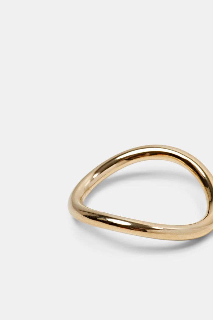 Gold Wave Ring, GOLD, detail image number 2