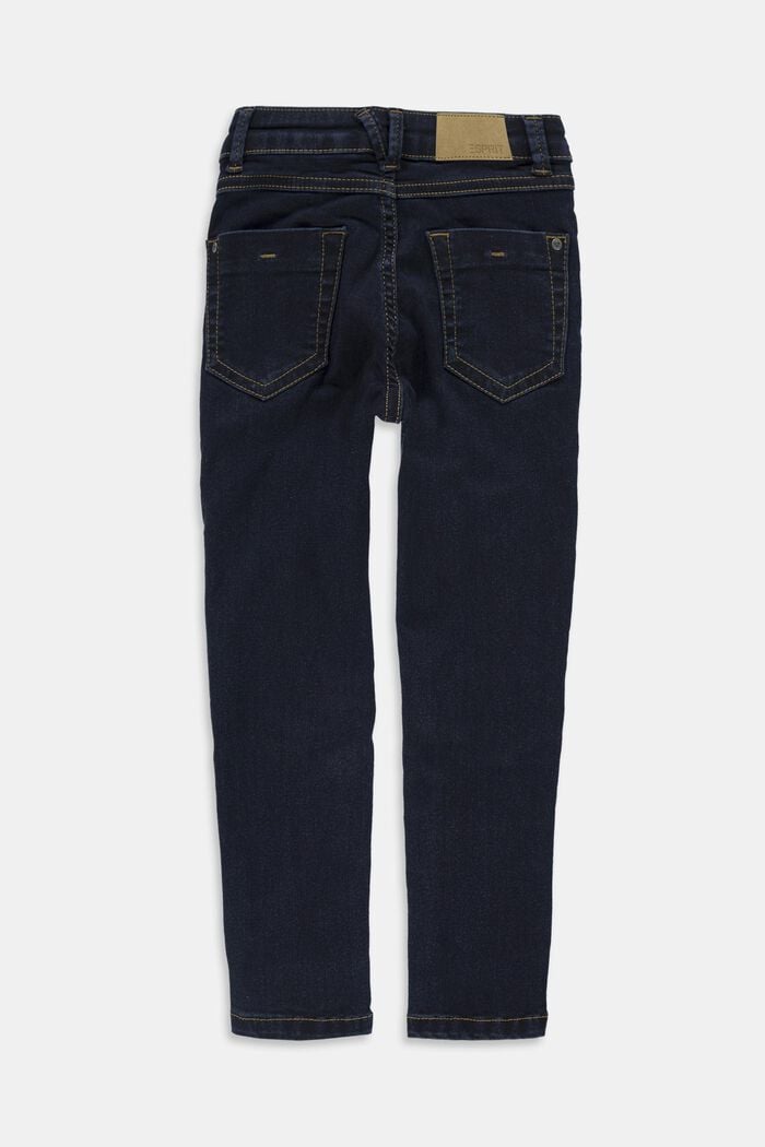 Stretch jeans in blended cotton, BLUE RINSE, detail image number 1